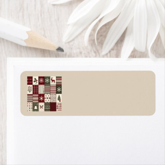 Land Kerst Adresetiketten Etiket (Insitu)