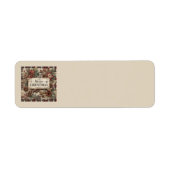 Land Kerst Adresetiketten Etiket (Voorkant)