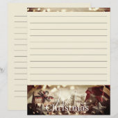  land Kerst briefpapier papier (Voorkant / Achterkant)