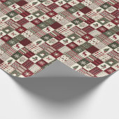 Land Kerst inpakpapier (Hoek)