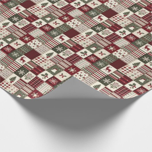 Land Kerst inpakpapier (Hoek)