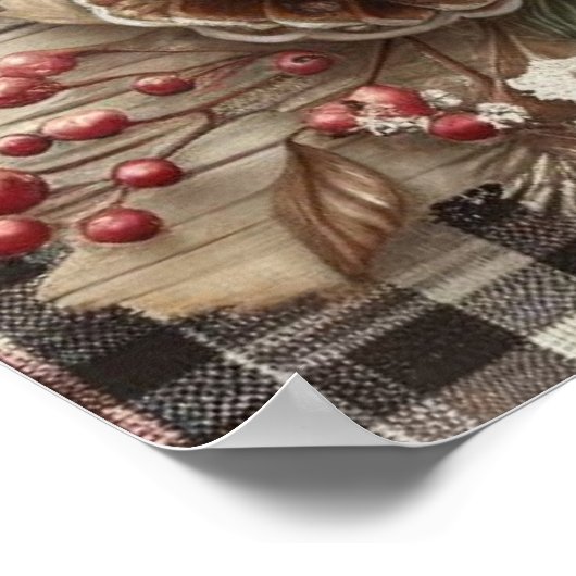 Land Kerst Poster (Hoek)