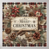 Land Kerst Poster (Voorkant)