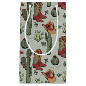 Land Kerst Rood en Groen Klein Cadeauzakje (Voorkant)