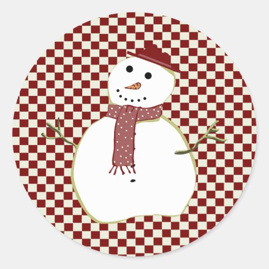 Land Kerst stickers (Voorkant)