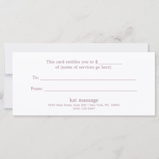 Land Kerstboom Lichten Cadeaubon (Achterkant)