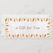 Land Kerstboom Lichten Cadeaubon (Voorkant)