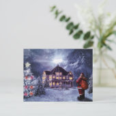 land Kersthut vakantie Briefkaart (Staand voorkant)