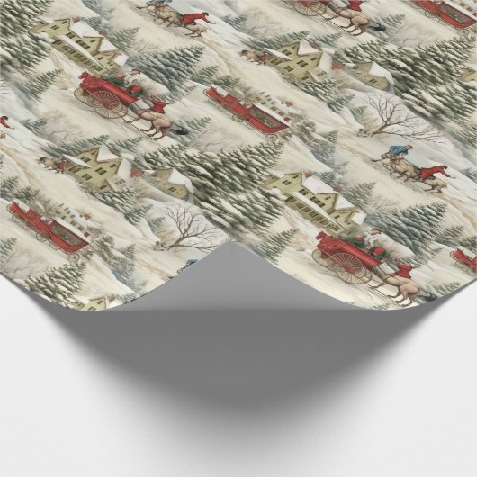  land Kerstmis Cadeaupapier (Hoek)