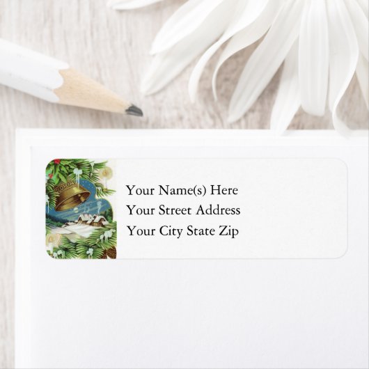  land Kerstmis Etiket (Insitu)