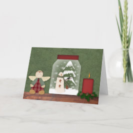 Land Kerstmis Kaart