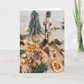 Land Kerstmis Teksthandtekening aanpassen Feestdagen Kaart (Voorkant)