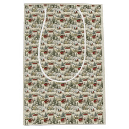 land kerstscène medium cadeauzakje