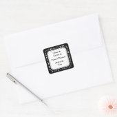 Land Keuken Zwart-wit Inblikken Labels (Envelop)