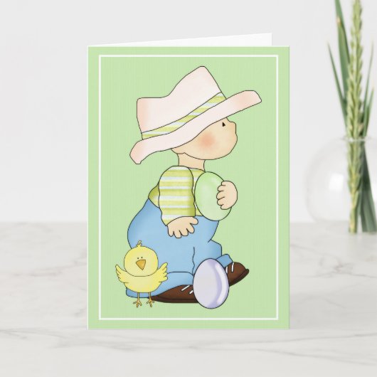 Land Kinder Pasen D1 Pasen Wenskaart Feestdagen Kaart (Voorkant)