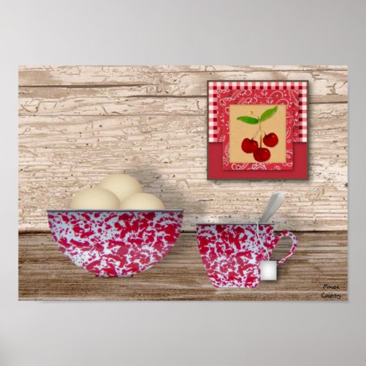 Land Kitchen Poster (Voorkant)