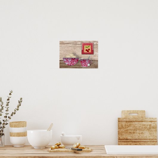 Land Kitchen Poster (Keuken)
