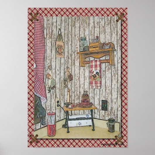 Land Kitchen Poster (Voorkant)