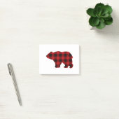 Land klassiek rood en zwart Beer Post-it® Notes (Kantoor)