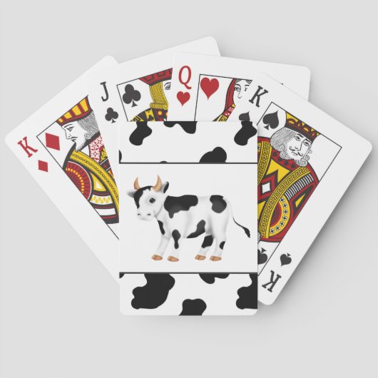 Land koe leuk speelkaarten (Achterkant)