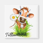 Land Koe Magnet (Voorkant)