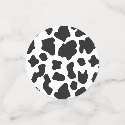 Land Koe Patroon Confetti (Kleine voorkant)