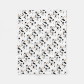 Land Koe patroon Fleece deken (Voorkant)