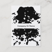Land Koe Patroon Zwart-wit visitekaartjes (Voorkant)