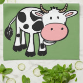 Land koeien keukenhanddoek (Gevouwen)