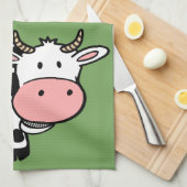 Land koeien keukenhanddoek (Quarter Fold)