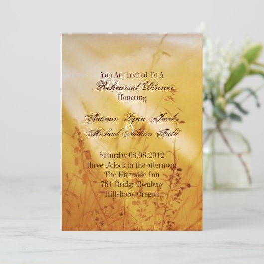  land kruis repetitie Dinner Kaart (Staand voorkant)