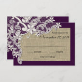  Land Lace Ontwerp Response Kaart (Voorkant / Achterkant)