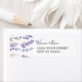 Land Lavendel Adresetiketten Etiket (Insitu)