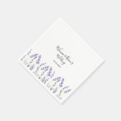 Land Lavendel Bruiloft Servet (Hoek)