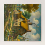 Land Legpuzzel (Horizontaal)