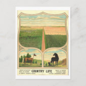 Land Life Farming  Lithograaf Briefkaart (Voorkant)