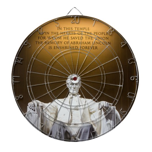 Land Lincoln Dartbord (Voorkant)