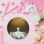 Land Lincoln Papieren Bordje (Feest)