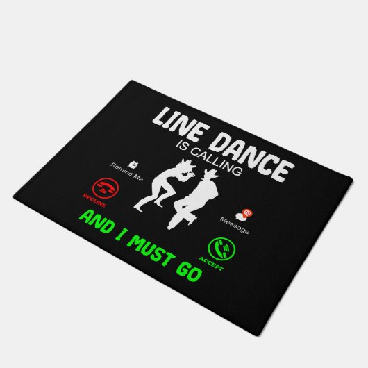 Land Line Dance roept Deurmat (Schuin)