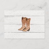 Land Love Western Rustic — Invoegen details Informatiekaartje (Achterkant)
