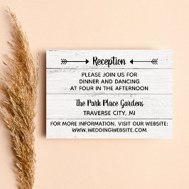 Land Love Western Rustic — Invoegen details Informatiekaartje