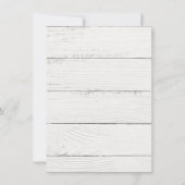 Land Love Western Rustic Save the Date (Achterkant)