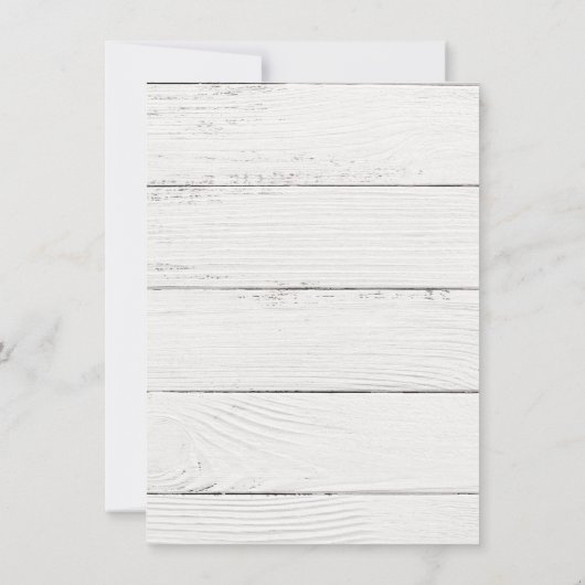 Land Love Western Rustic Save the Date (Achterkant)