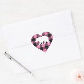 Land Mama Beer Baby shower Girl Pink Hart Sticker (Envelop)