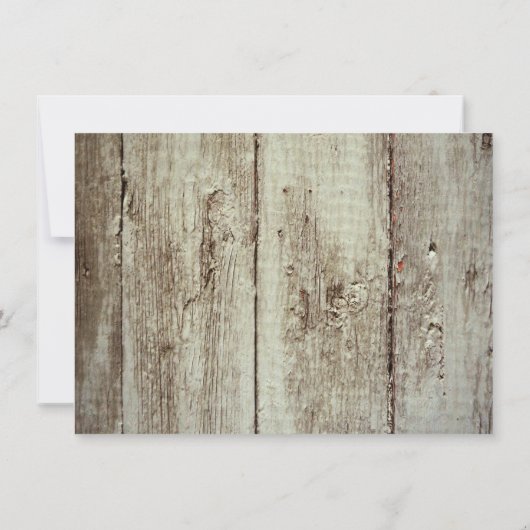 Land Mason Jar Hydrangea Wedding Invitation Kaart (Achterkant)