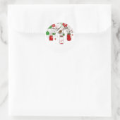 Land Mason Jar Kerst stickers (Tas)
