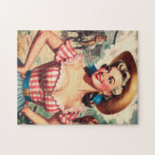 land meisje legpuzzel (Horizontaal)