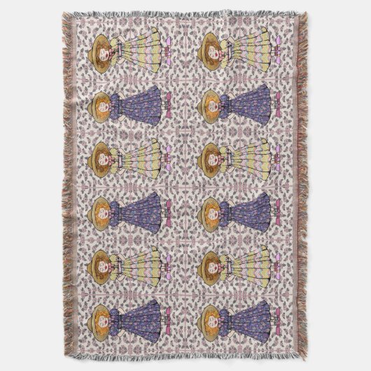 land meisjes deken (Voorkant Verticaal)