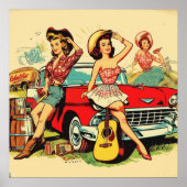  land meisjes poster (Voorkant)