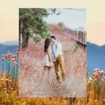 Land met als achtergrond de datum opslaan